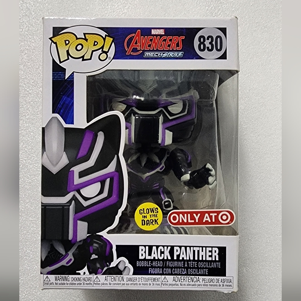 Funko Pop Pin Black Panther mech strike